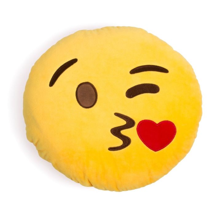 ALDOTRADE Polštář smajlík Emoji KISS