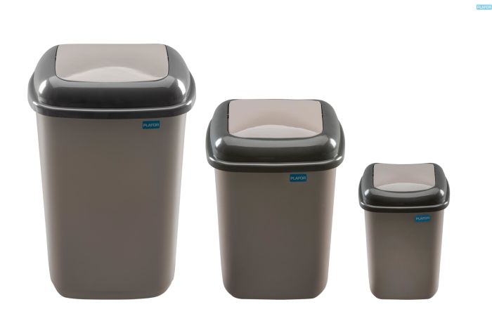 Koš odpadkový 45l Quatro mocca