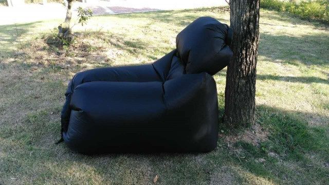 Nafukovací vak na sezení Lazy Bag modrý