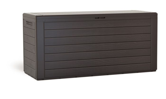 Prosperplast Zahradní box WOODEBOX 280l hnědý