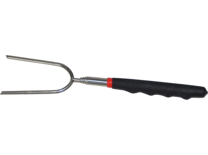 vidlice opékací teleskopická 25-85cm nerez+PVC