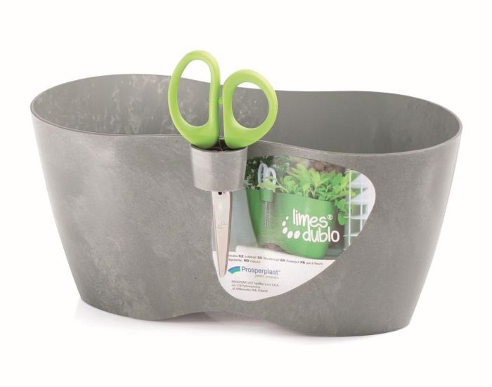 Květináč s nůžkami LIMES DUBLO BETON NEW