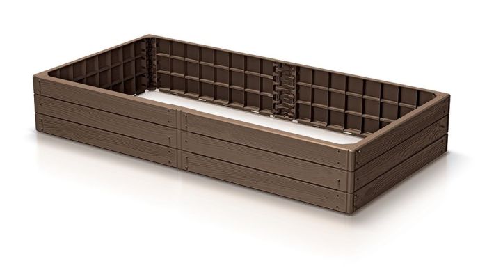Vyvýšený záhon BASE WOODY rustikální cihlový 149,2cm