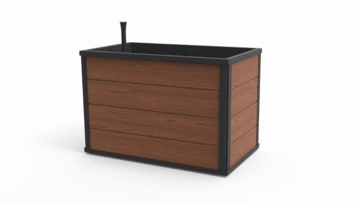 Vyvýšený záhon KETER Mobile Maple Urban Garden Bed 88l hnědý