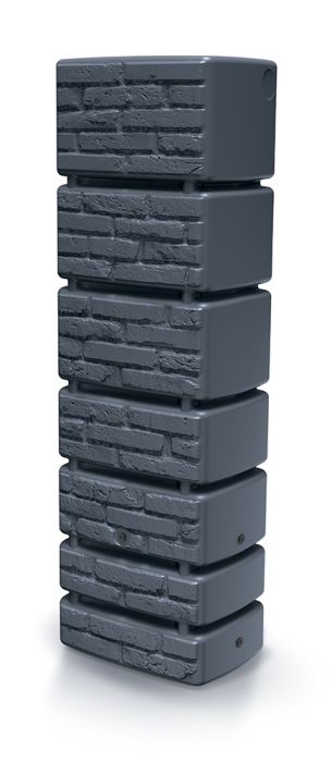 Sud na dešťovou vodu TOWER BRICK antracit 350l