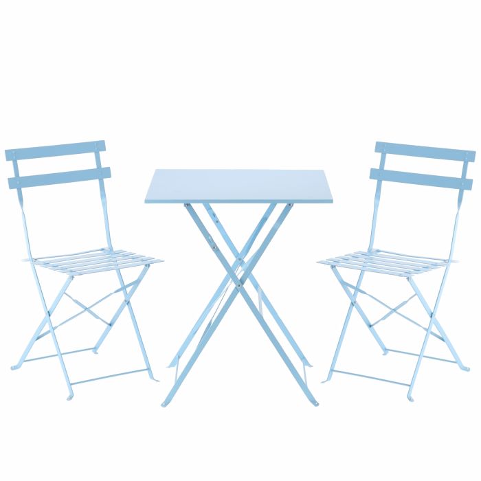 Skládací bistro set Bety modrá