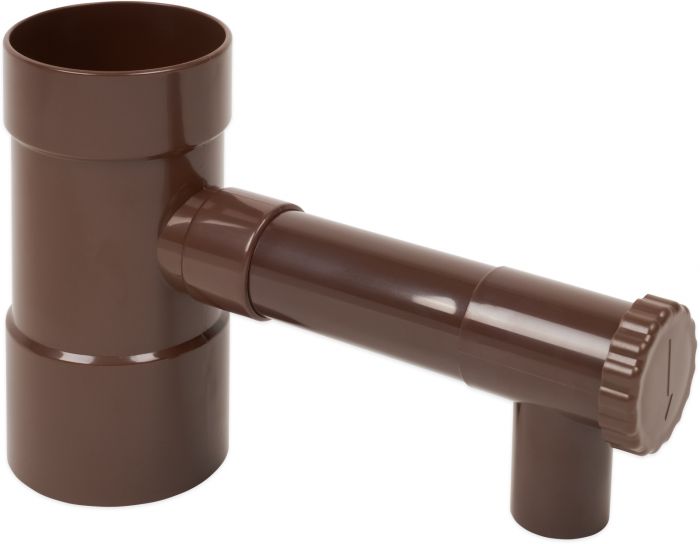 Sběrač dešťové vody ze svodu s ventilem 80mm HN