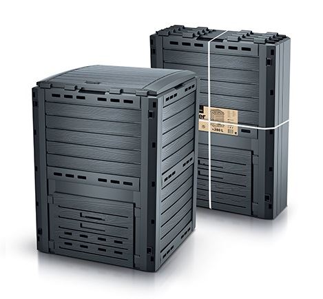 Kompostér COMPOGREEN WOODY 280l antracit