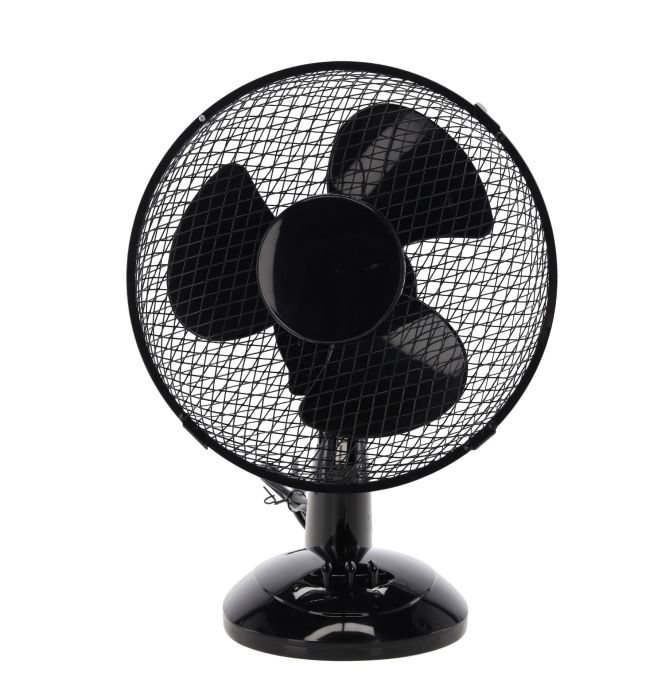 Stolní ventilátor černý 25W