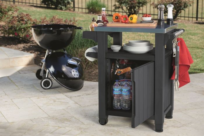 Keter grilovací stolek UNITY - 105L Grafit