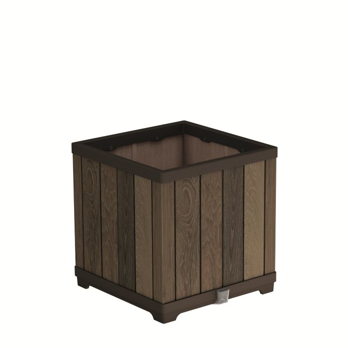 Květináč Deco čtvercový Ořech