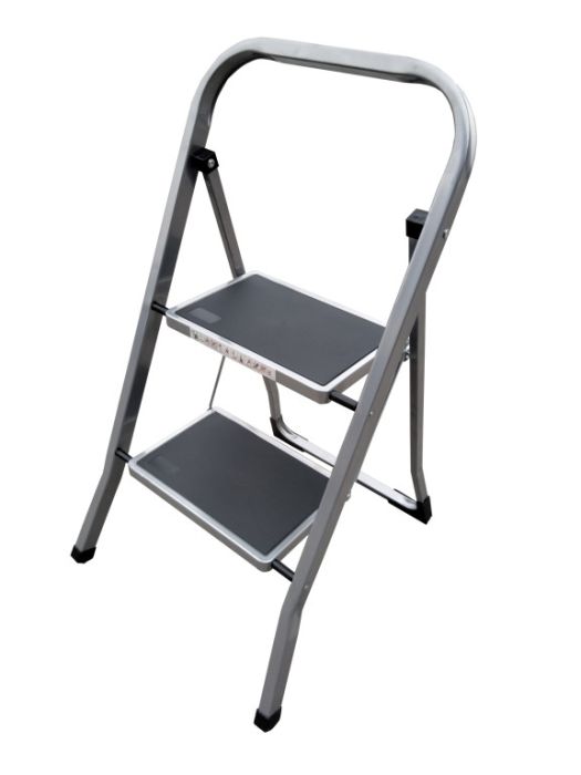 Schůdky ocelové Stabilo NEW 2, šedý, 150 kg