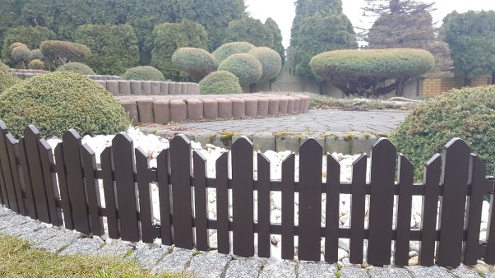 Aldotrade garden fence Home 2,3m - white