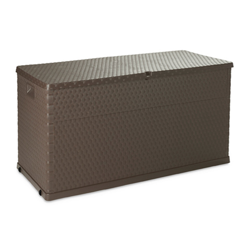 ALDOTRADE zahradní box RATTAN 420l hnědý