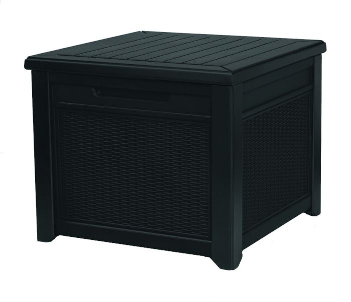 KETER Box úložný Cube Rattan 208l - Antracit