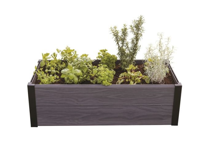 KETER Vyvýšený záhon Maple Trough - Šedá