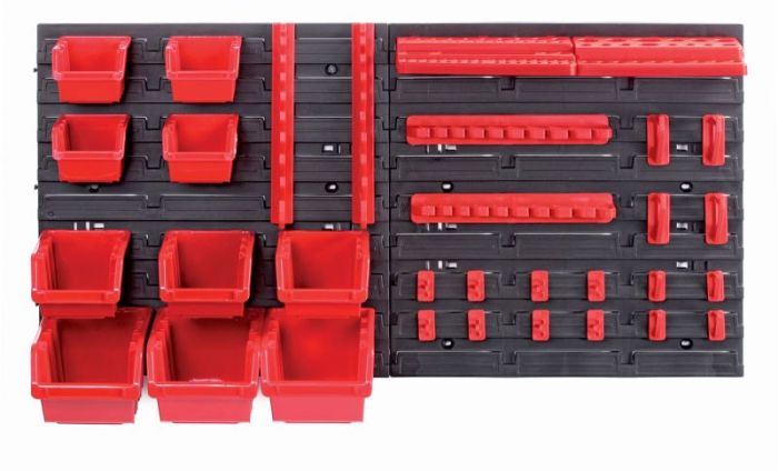 Kistenberg Závěsný panel s 10 boxy a 22 držáky ORDERLINE