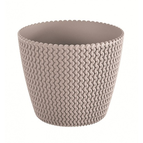 Květináč kulatý SPLOFY 18,7 cm mocca