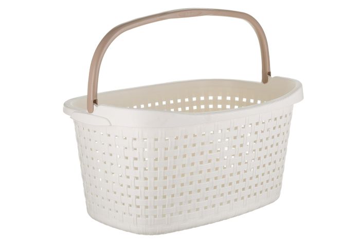 ALDOTRADE Koš na čisté prádlo Paglia 40l - cappuccino